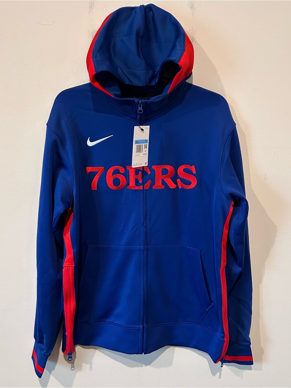 Nike 76ers zip up